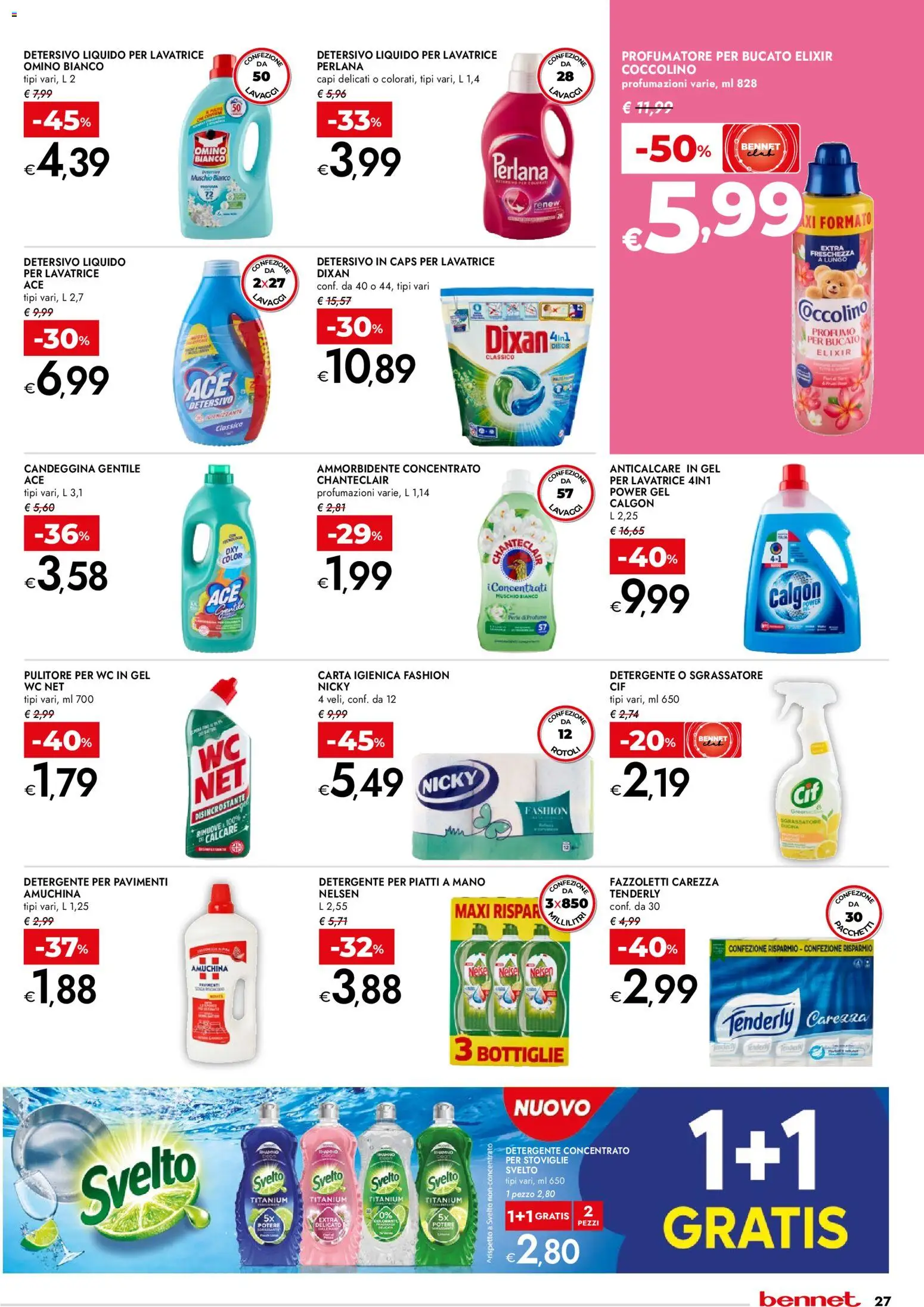 bennet volantino Pasqua - pagina 27 - valido dal 23/03/2026
