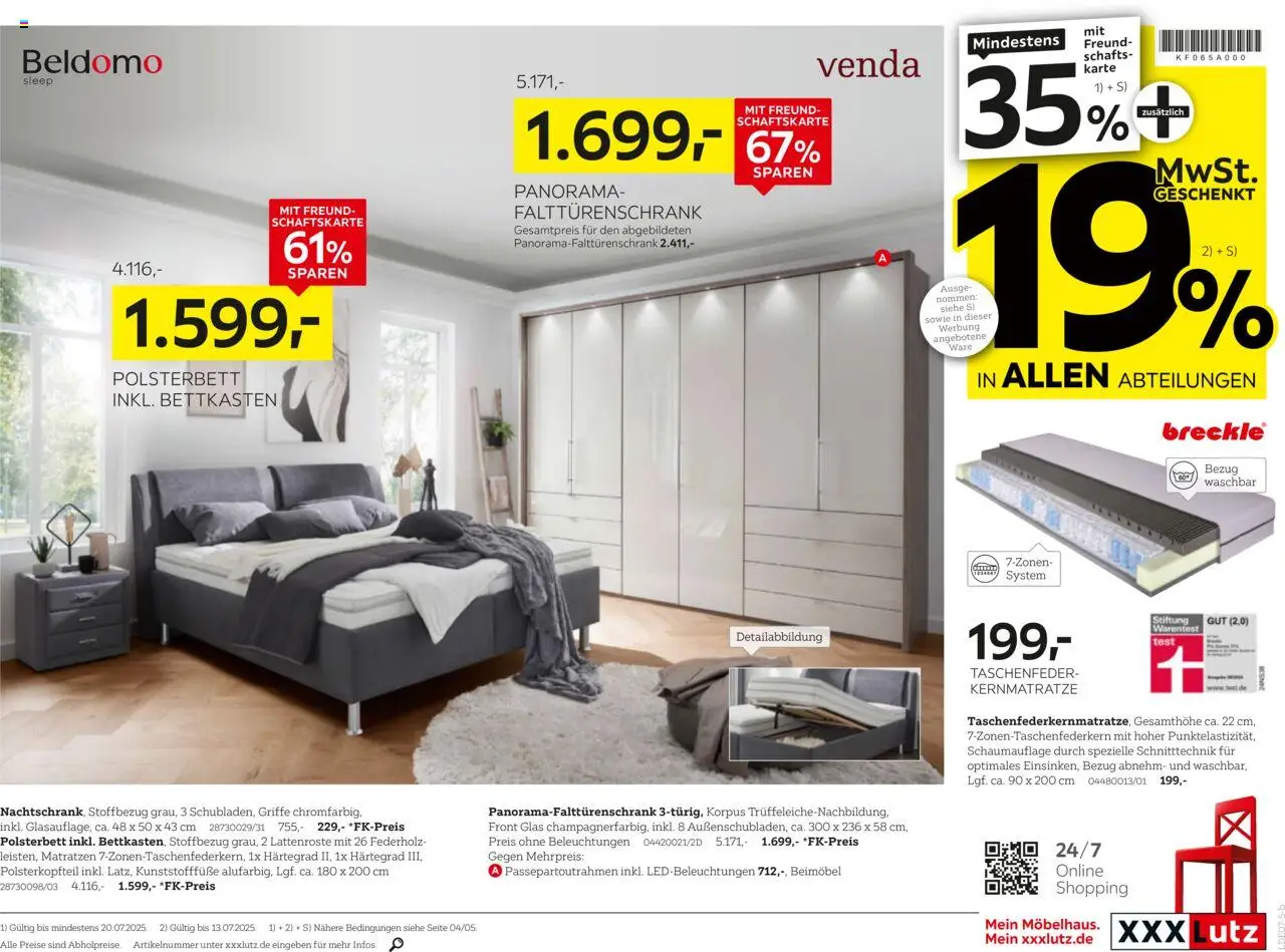 XXXL Lutz  NR. 1 beim Preis, Vollsortiment - Seite 7 - gültig ab 29.06.2025