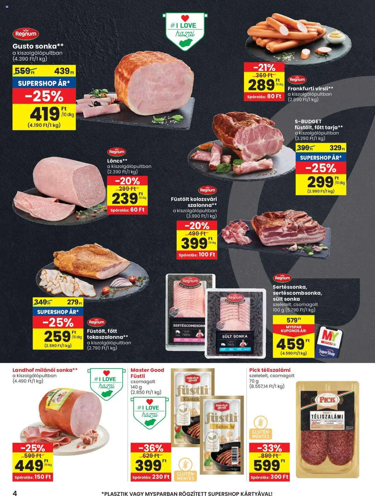 Spar Akciós újság - 4oldal - érvényes 2025.07.24.-tól