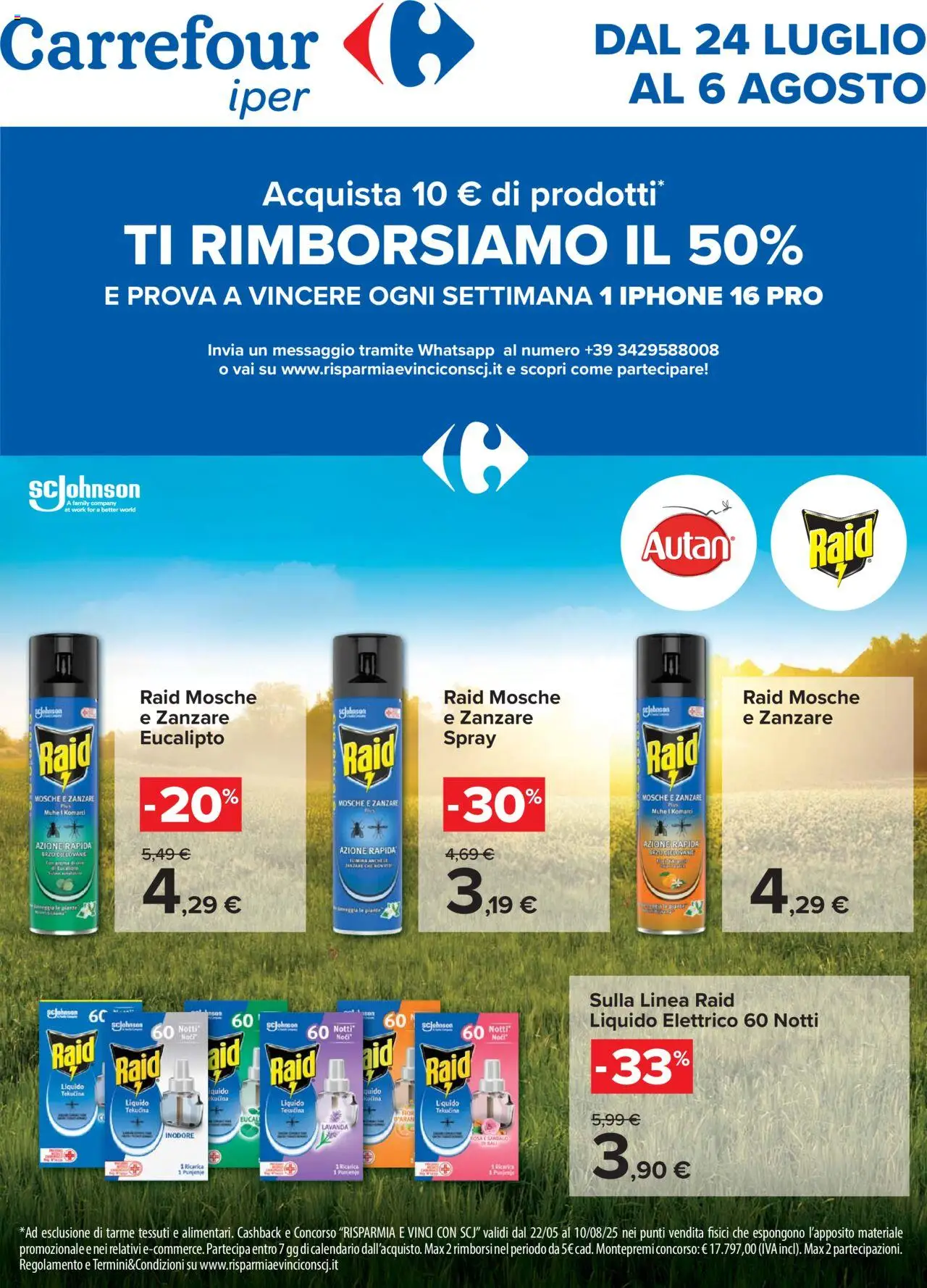 Carrefour Iper Insetticidi catalogo - pagina 1 - valido dal 24/07/2025