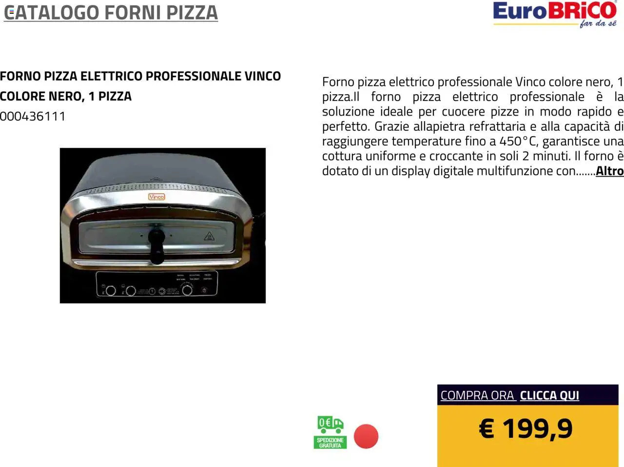 Eurobrico Forni Pizza catalogo - pagina 44 - valido dal 23/07/2025