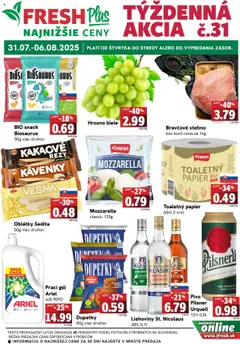 Fresh leták platný od 31.07.2025