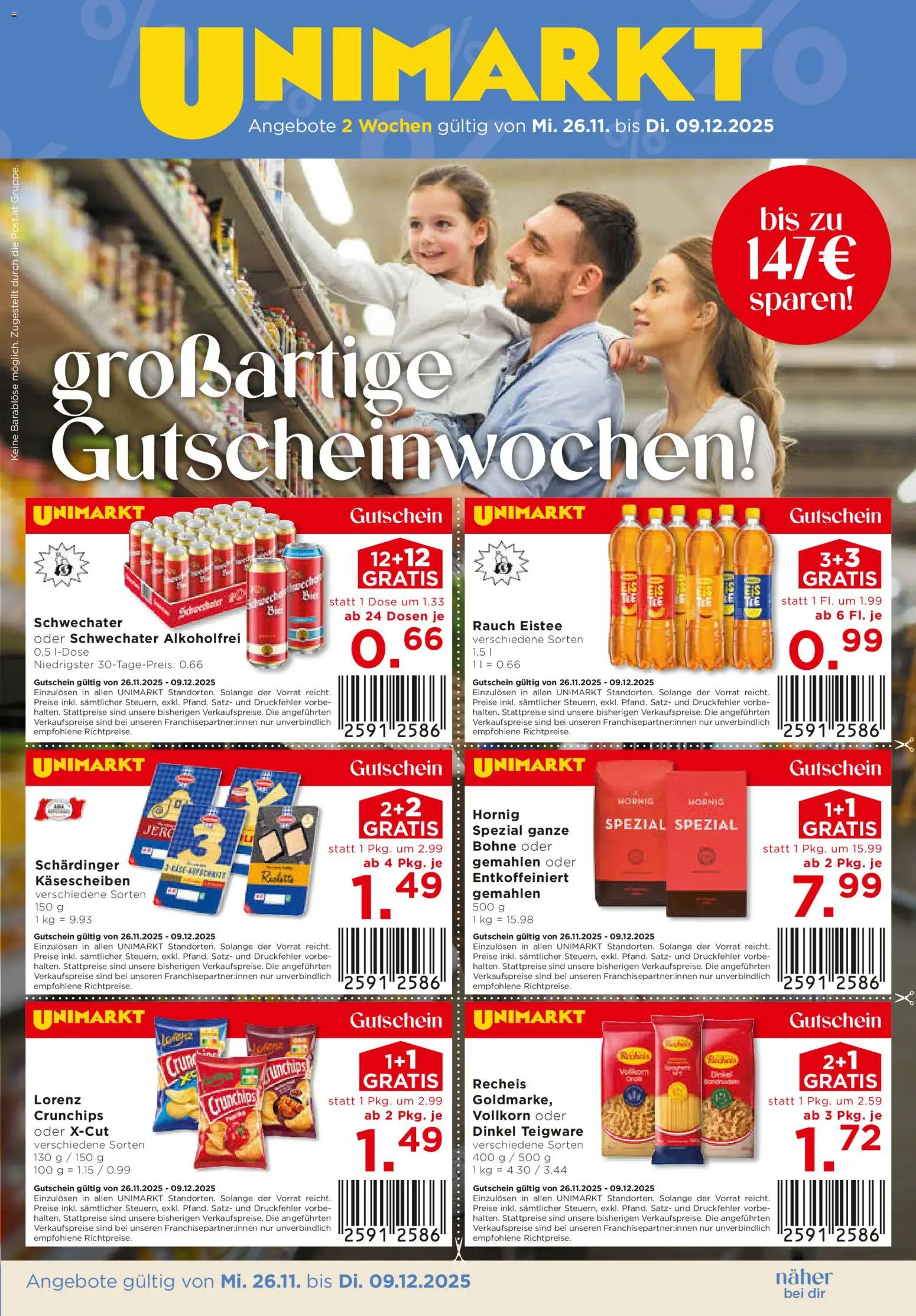Unimarkt Ost - Seite 1- gültig ab 26.11.2025