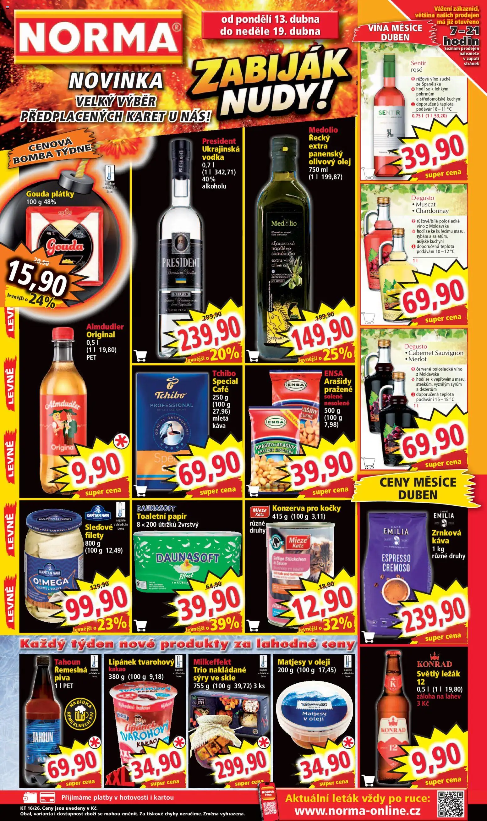 Norma leták - strana 1- platný od 13.04.2026