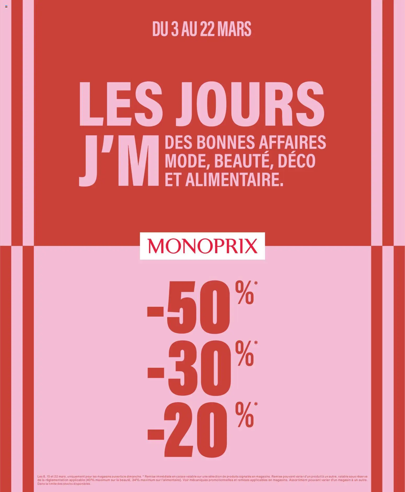 Monoprix catalogue - page 1 - valable à partir du 03/03/2026