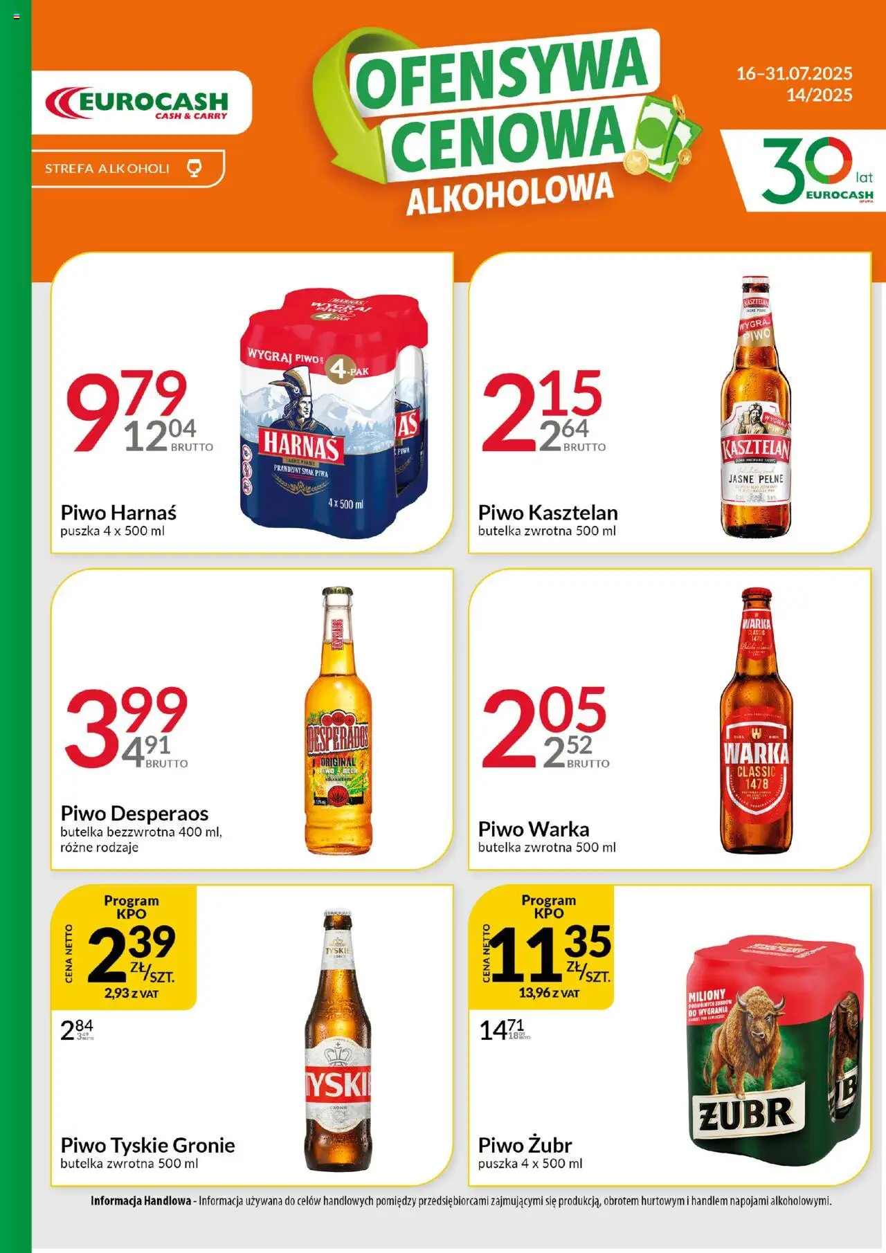 Eurocash Gazetka - Ofensywa Alkoholowa - strona 1- ważny od 16.07.2025