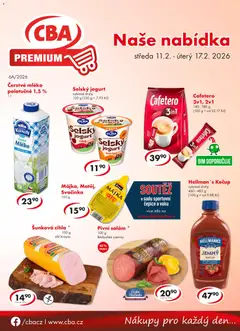 Náhled CBA leták - Premium platný od 11.02.2026