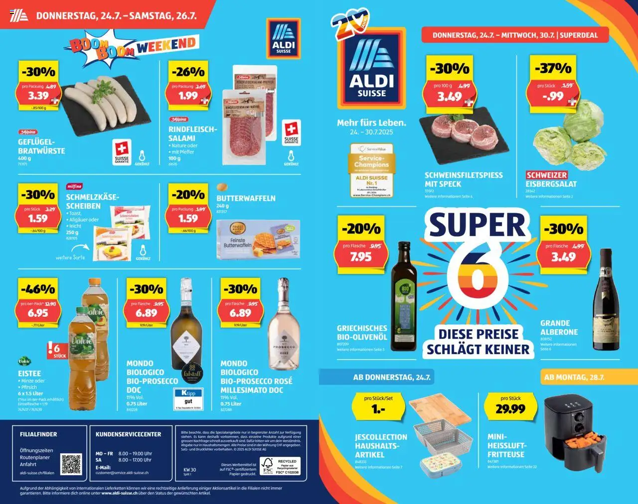 Aldi - Aktionen - Seite 1- gültig ab 24.07.2025