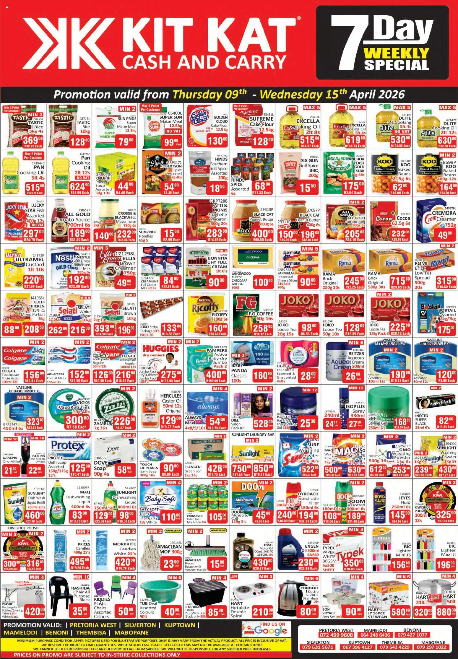 KIT KAT Cash & Carry Specials - page 1- valid from 09/04/2026