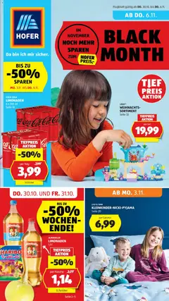 Vorschau Hofer Flugblatt gültig ab 30.10.2025