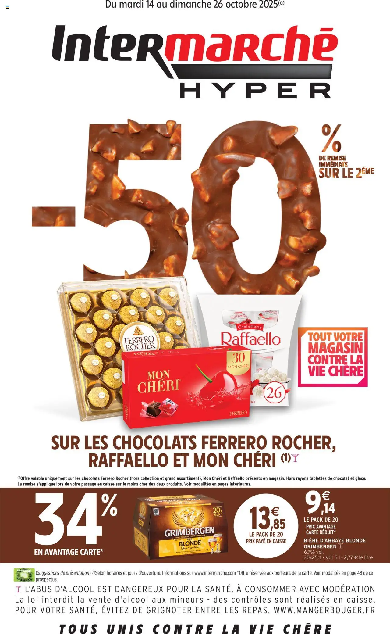 Intermarché catalogue semaine 42 - page 1 - valable à partir du 14/10/2025