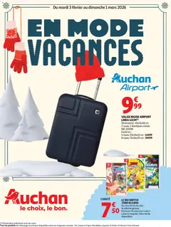 Aperçu Auchan - Valises et vacances valable à partir du 03/02/2026