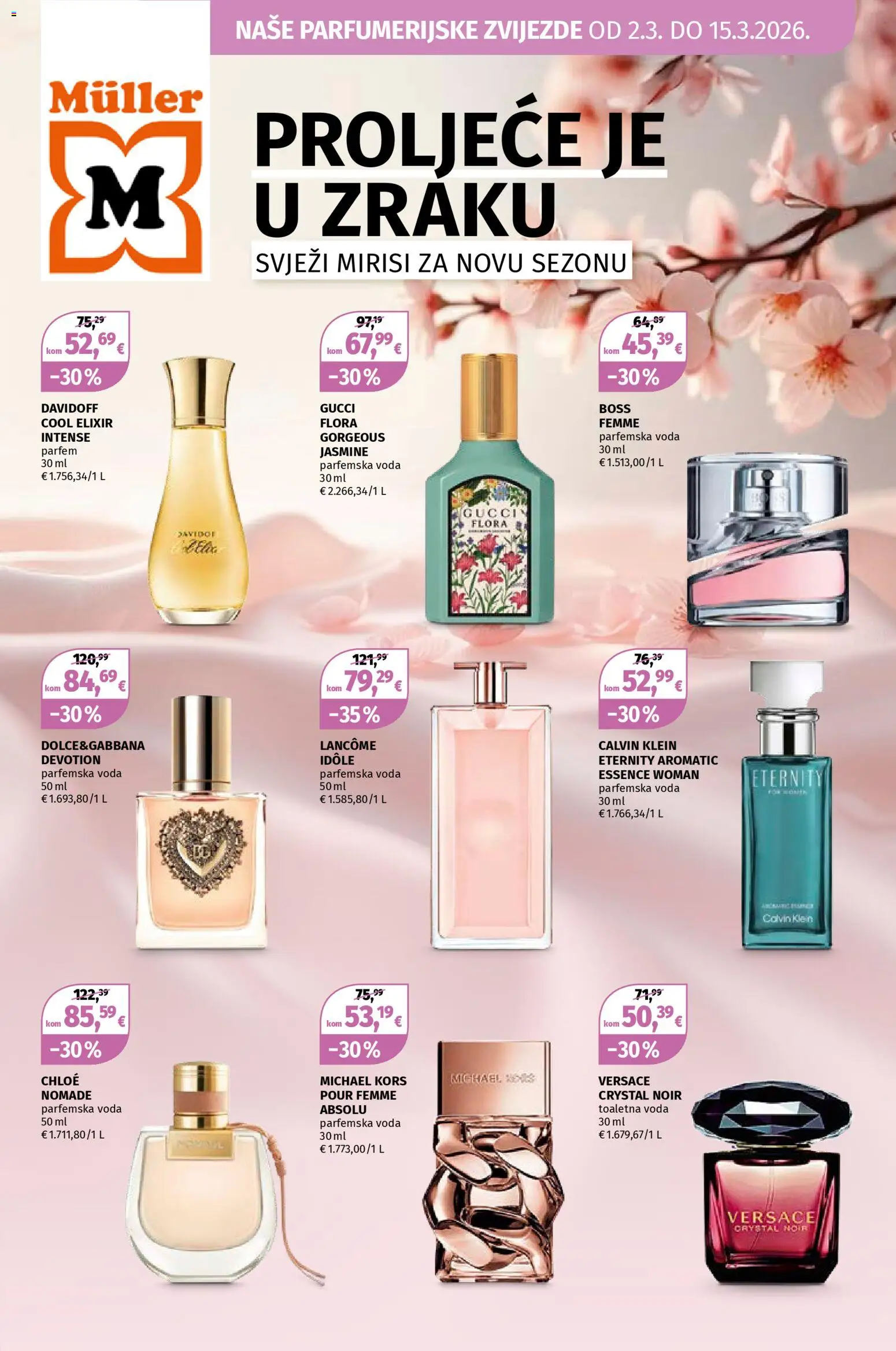 Müller - Parfumerijske zvijezde - stranica 1- važeći od 02.03.2026
