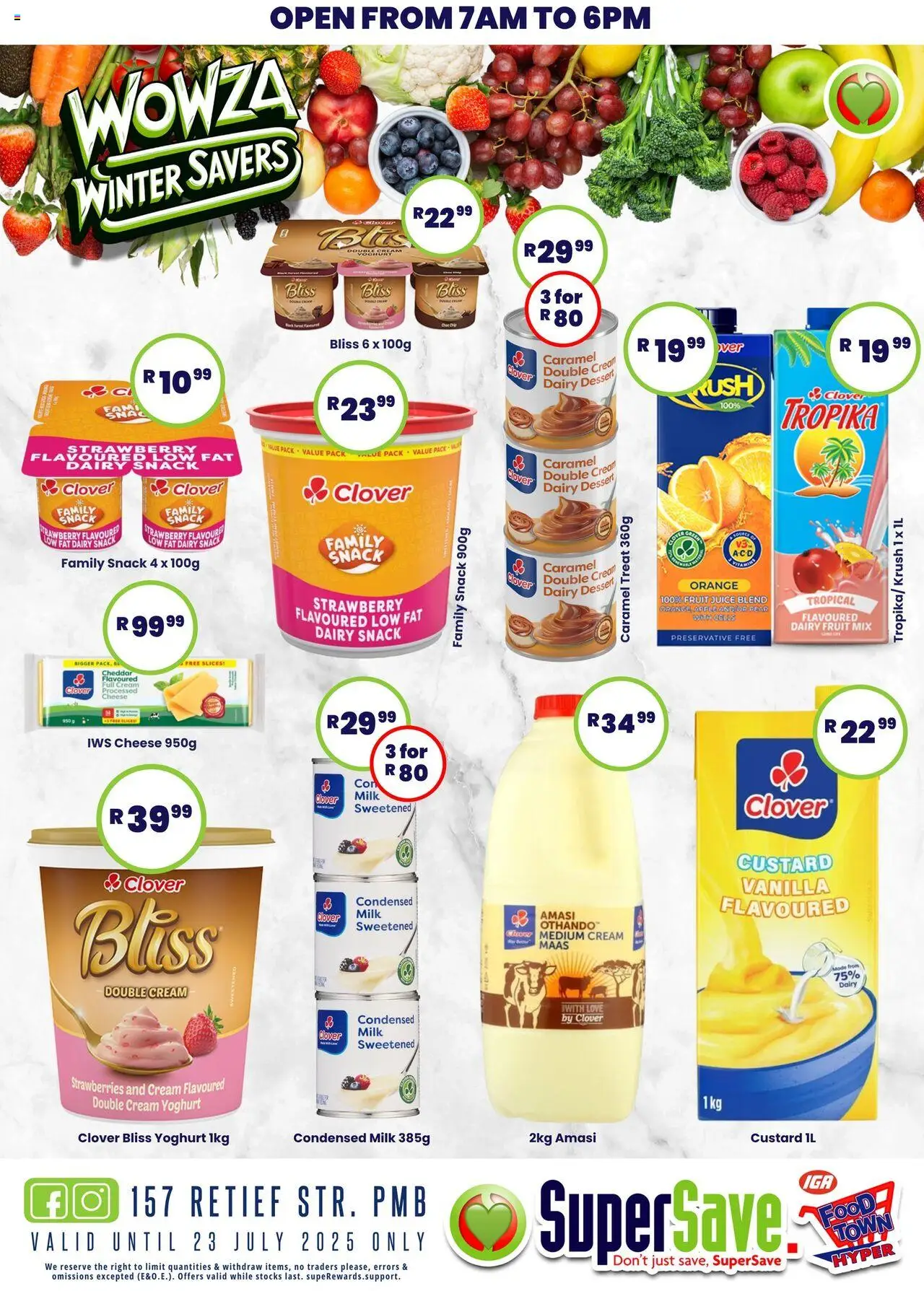 Super Save Specials - page 18- valid from 18/07/2025