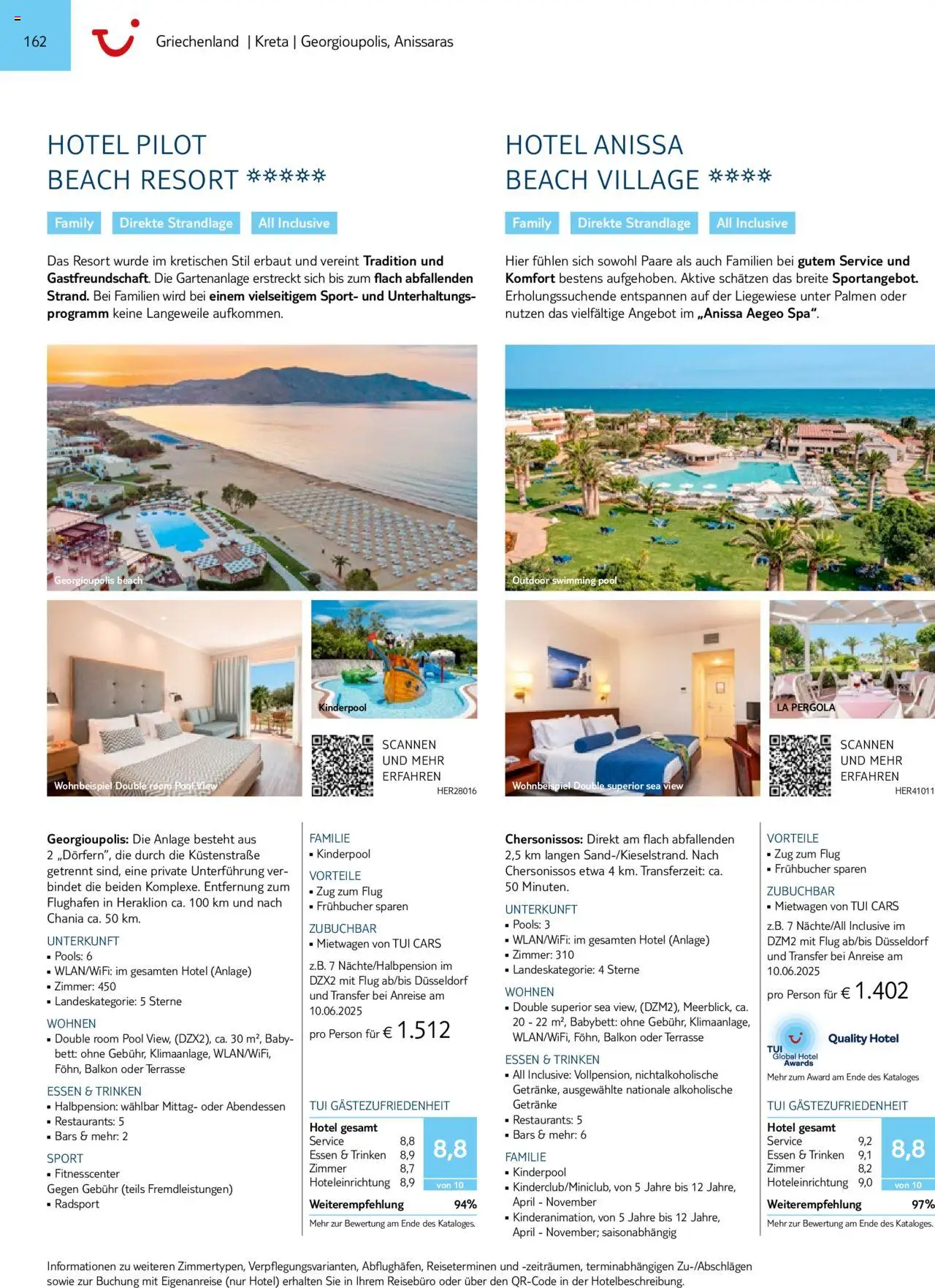 TUI  Südeuropa & Nordafrika 2025/26 - Seite 162 - gültig ab 01.01.2025