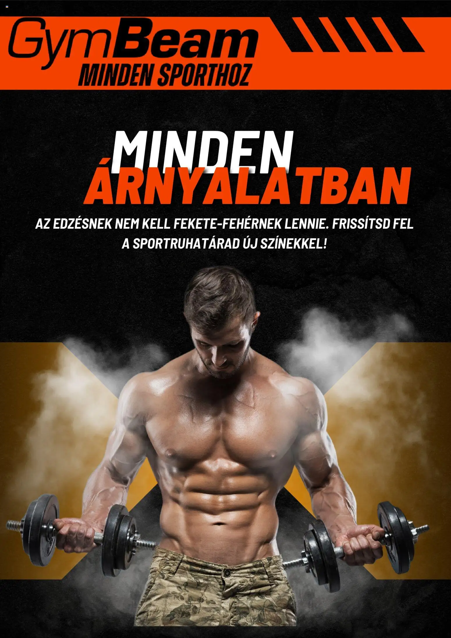 GymBeam Akciós újság - 1oldal - érvényes 2026.01.21.-tól
