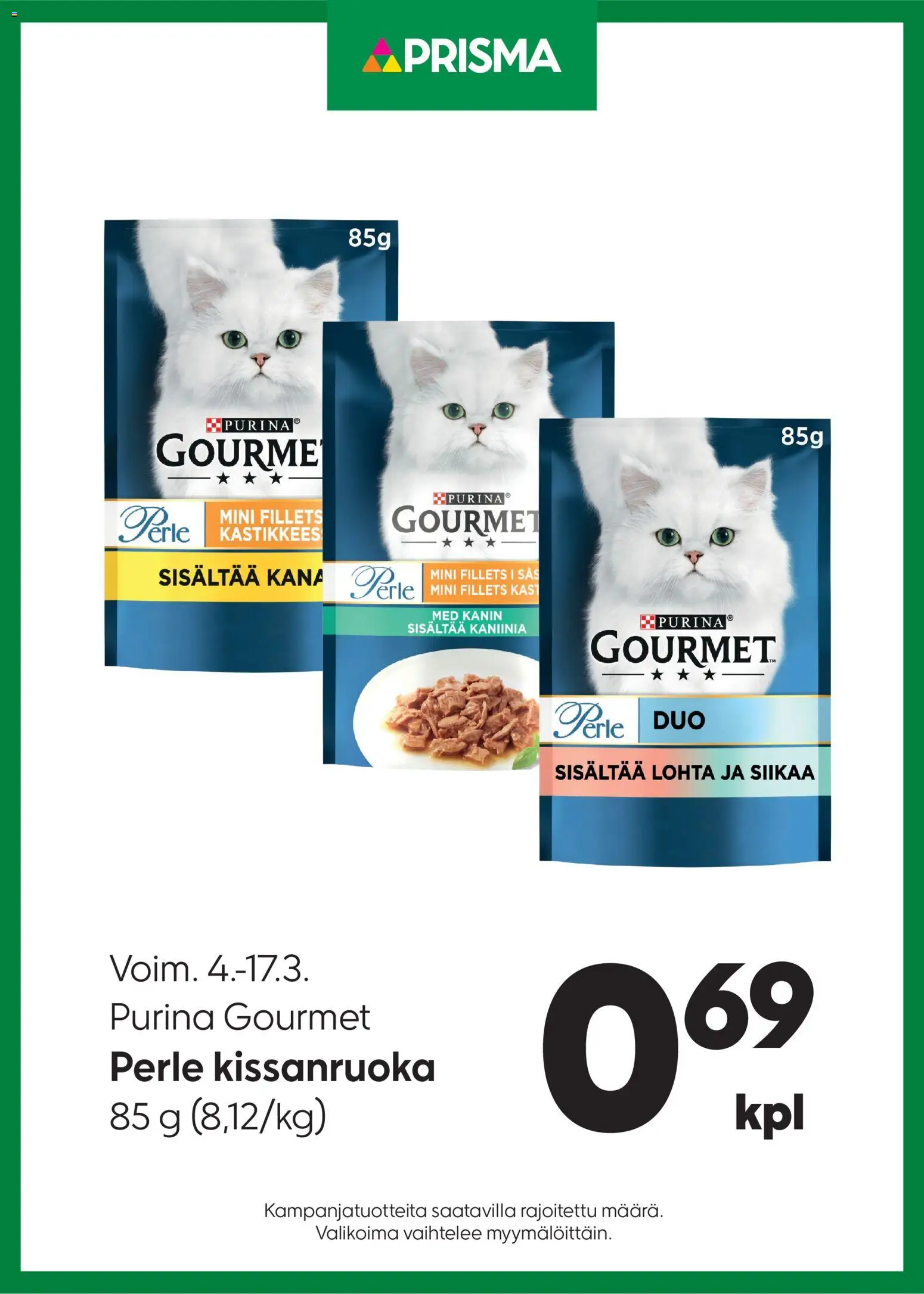 Prisma tarjoukset Purina Gourmet - sivu 1- voimassa alkaen 04/03/2026