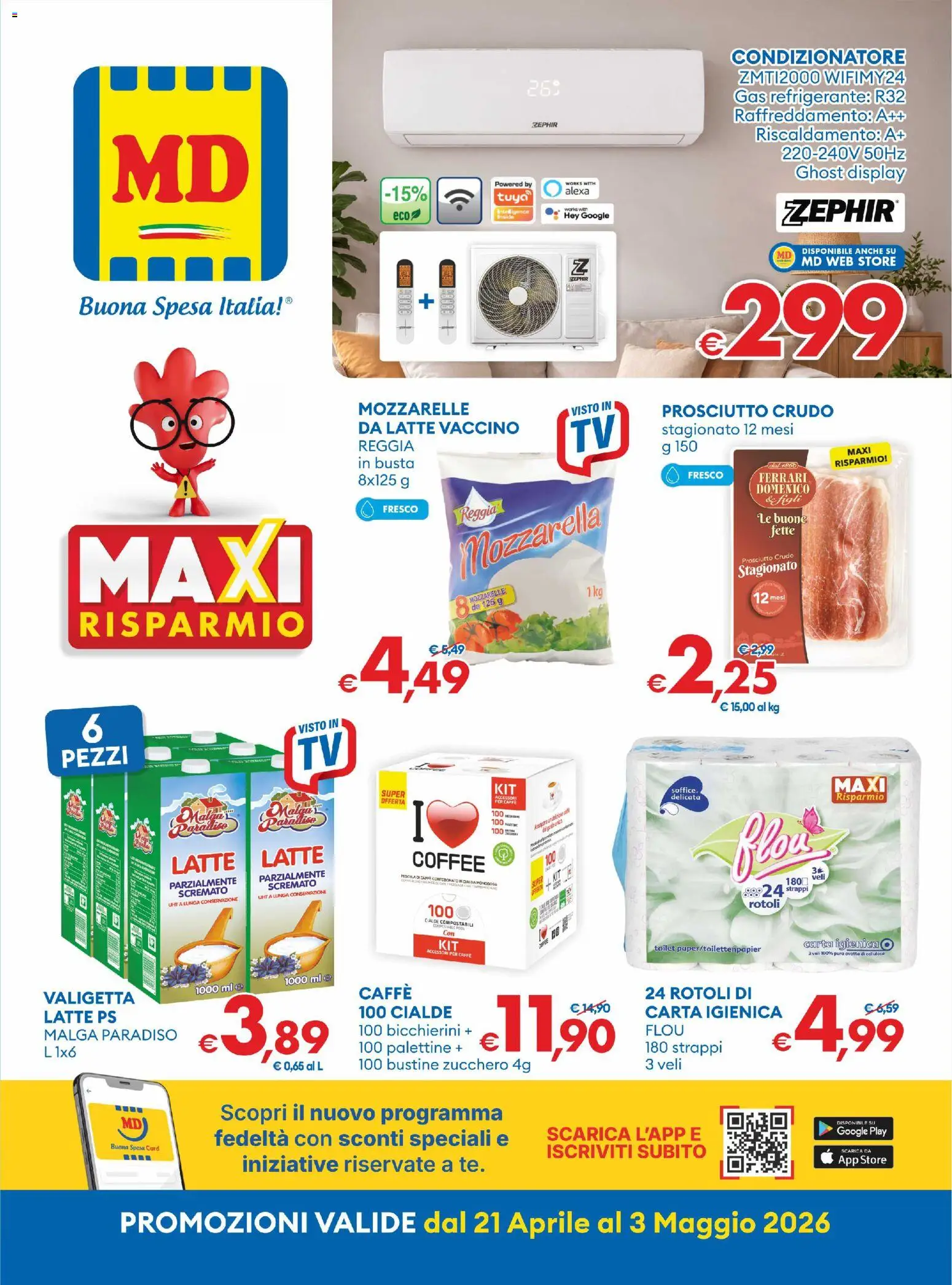 MD Discount volantino - pagina 1 - valido dal 21/04/2026