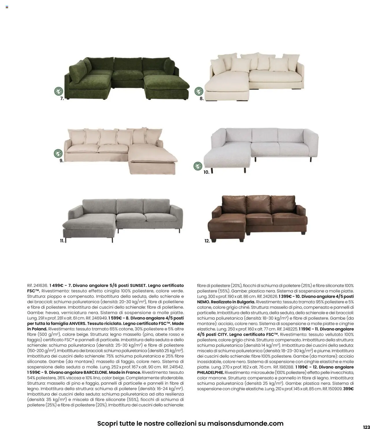 Volantino Maisons du Monde	 - pagina 123 - valido dal 27/08/2025