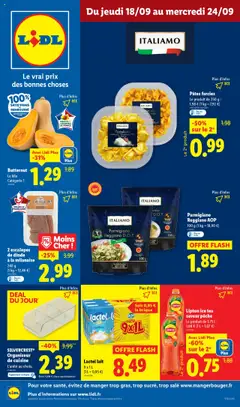 Aperçu LIDL catalogue semaine 38 valable à partir du 18/09/2025