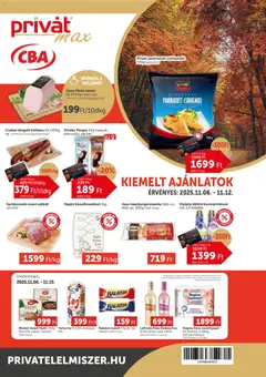 Előnézet PRIVÁT - Aktuális szórólap MAX érvényes 2025.11.06.-tól