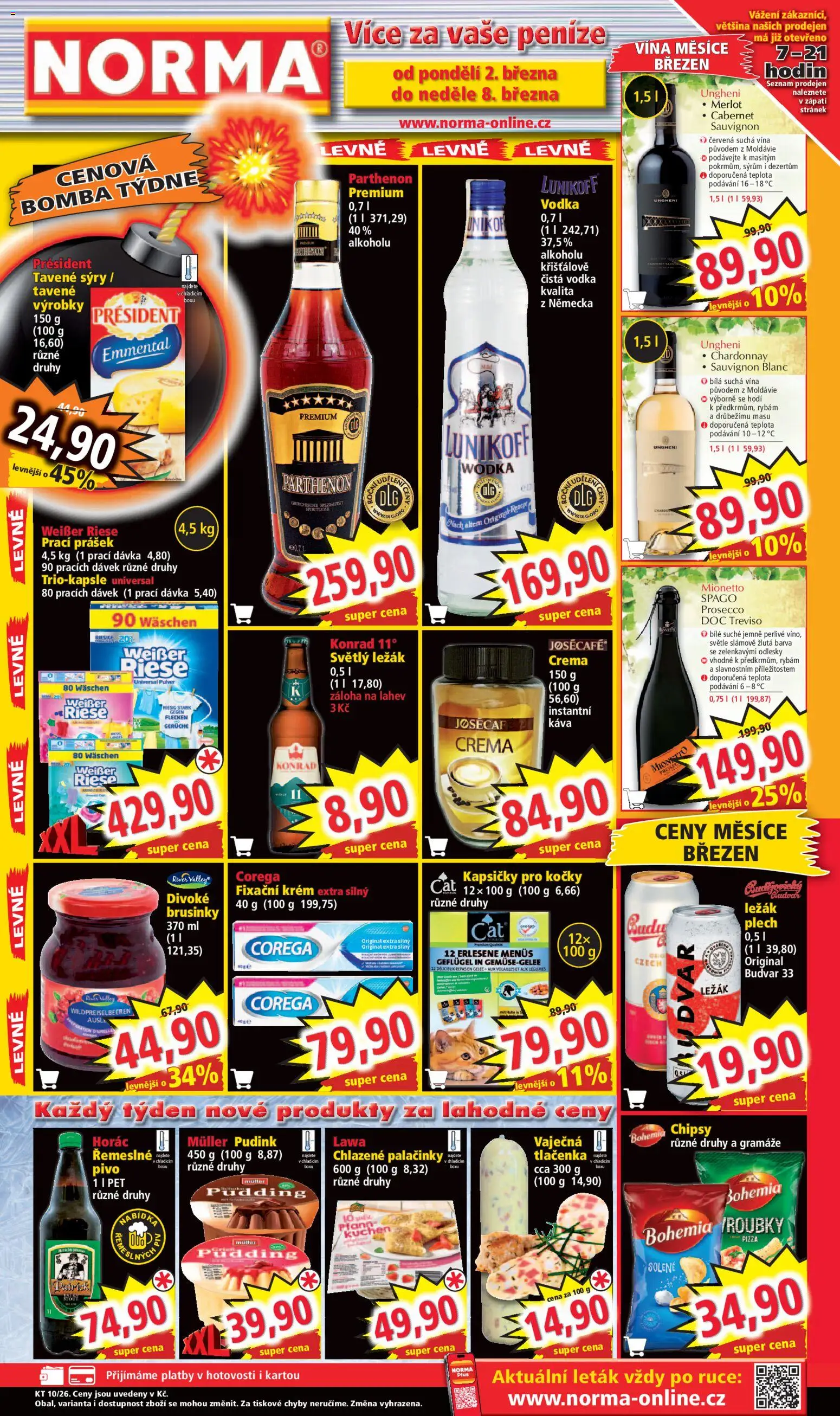 Norma leták - strana 1- platný od 02.03.2026