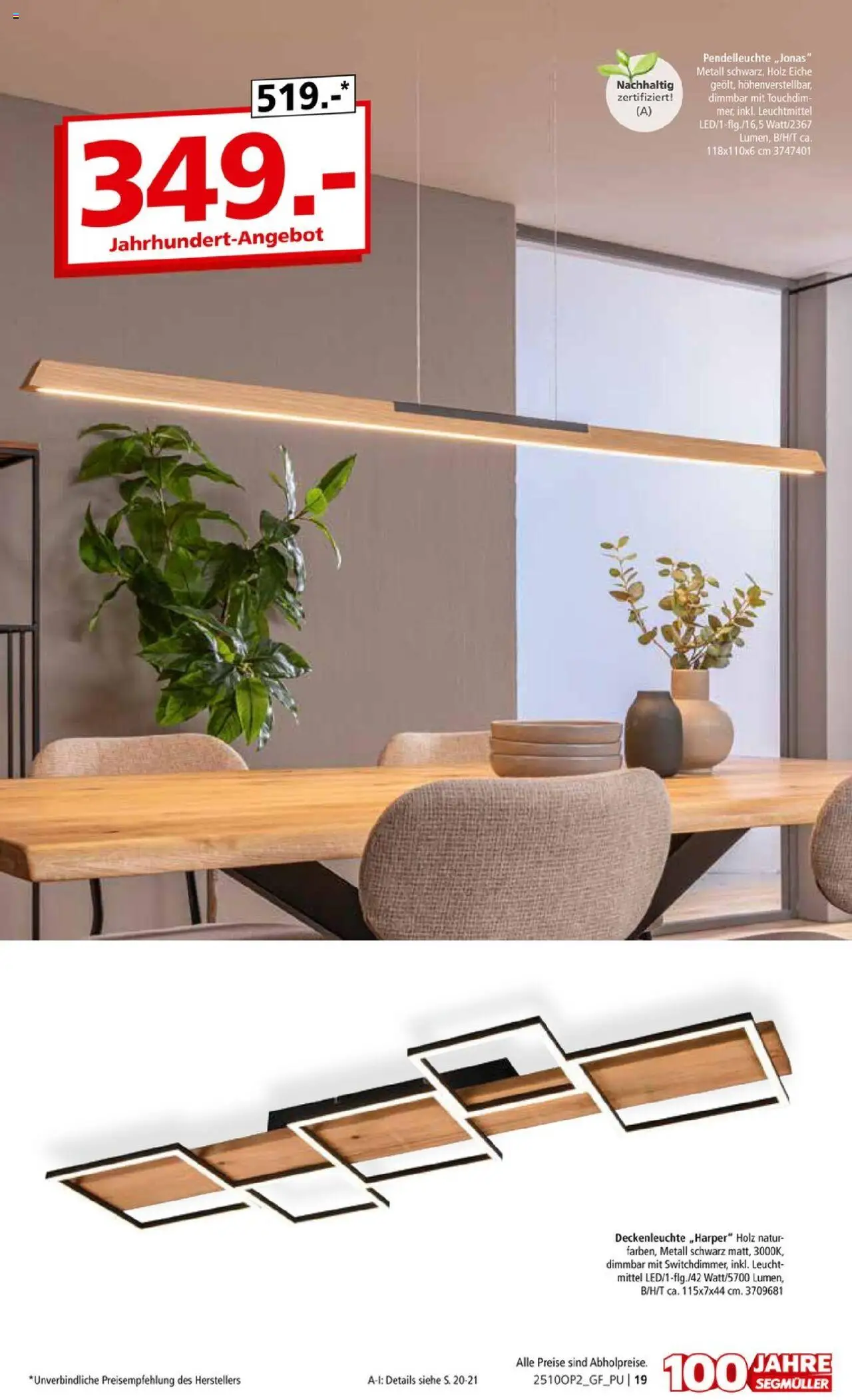 Segmüller Leuchten Spezial - Seite 19 - gültig ab 29.09.2025