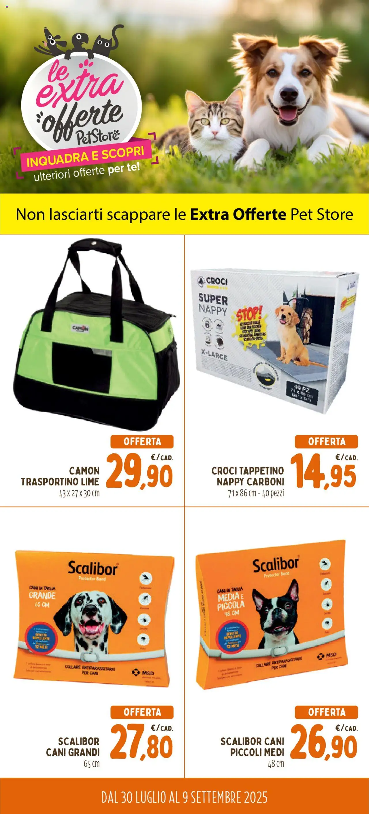 Conad PetStore Extra Offerte catalogo - pagina 1 - valido dal 30/07/2025
