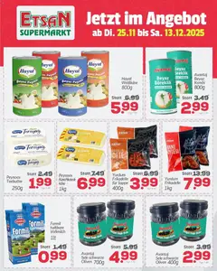 Vorschau ETSAN Flugblatt gültig ab 25.11.2025