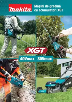 Makita catalog - Masini de gradina Makita XGT valabil de la 20.06.2024