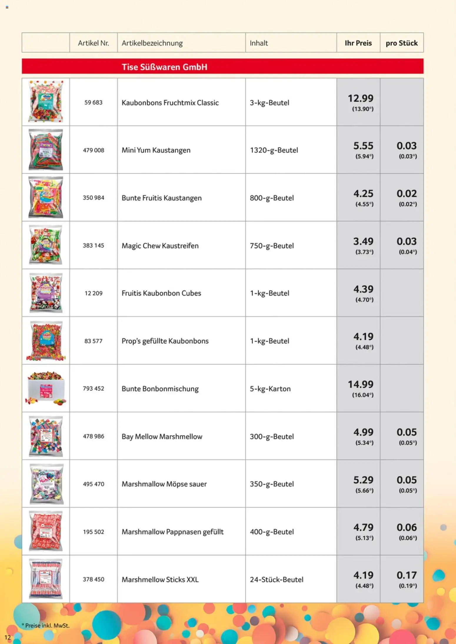 Selgros Karnevalssortiment - Seite 12 - gültig ab 01.11.2025