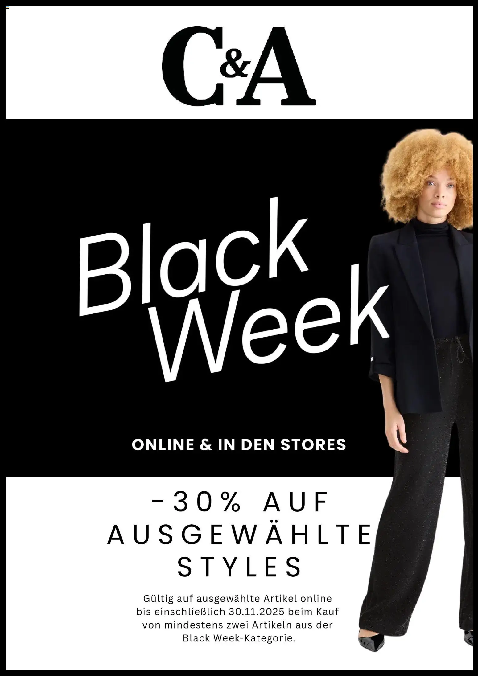 C&A - Black Friday - Seite 1 - gültig ab 24.11.2025