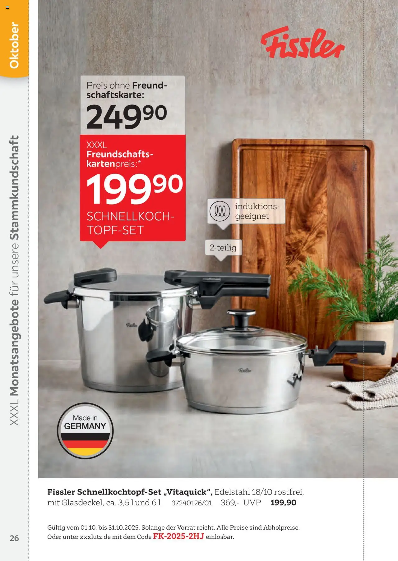 XXXL Lutz Freundschaftskartenjournal - Seite 26 - gültig ab 01.08.2025