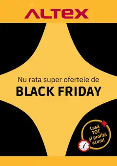 Altex Black Friday valabil de la 06.11.2025