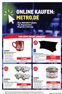 Vorschau Metro  Online: Wochen-Angebote gültig ab 13.09.2025