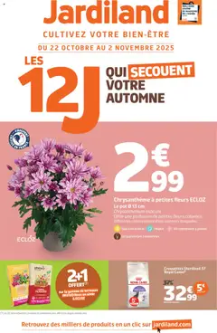 Aperçu Jardiland catalogue valable à partir du 22/10/2025