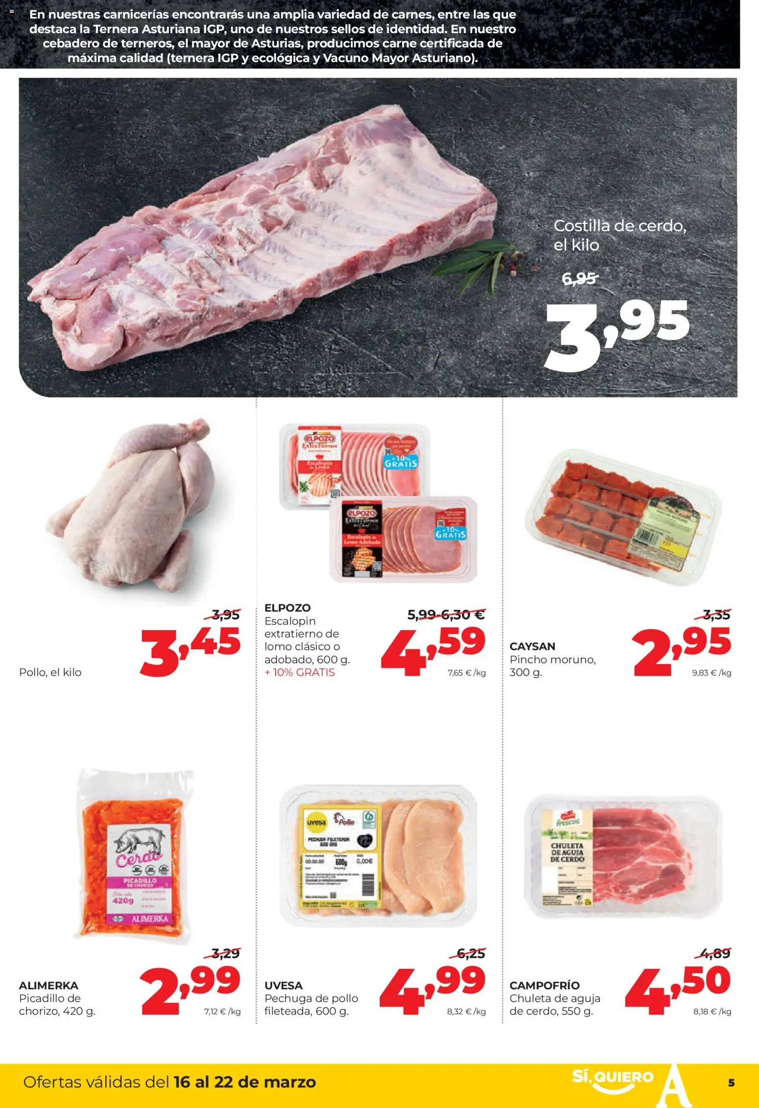 Alimerka folleto Asturias - Página de 5 - Válido desde 16/03/2026