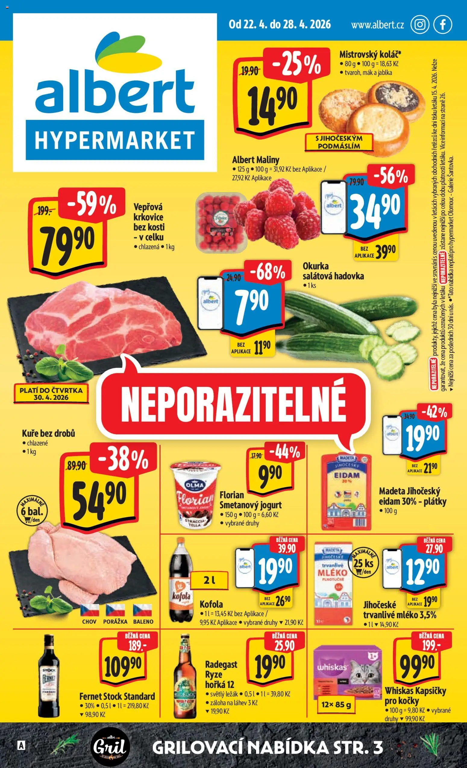 Albert leták - Hypermarket - strana 1- platný od 22.04.2026