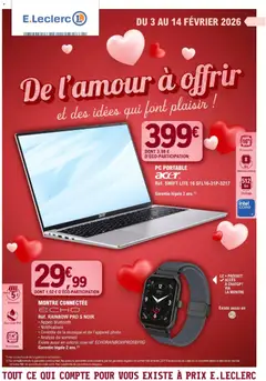 Aperçu E.Leclerc - Saint Valentin valable à partir du 03/02/2026