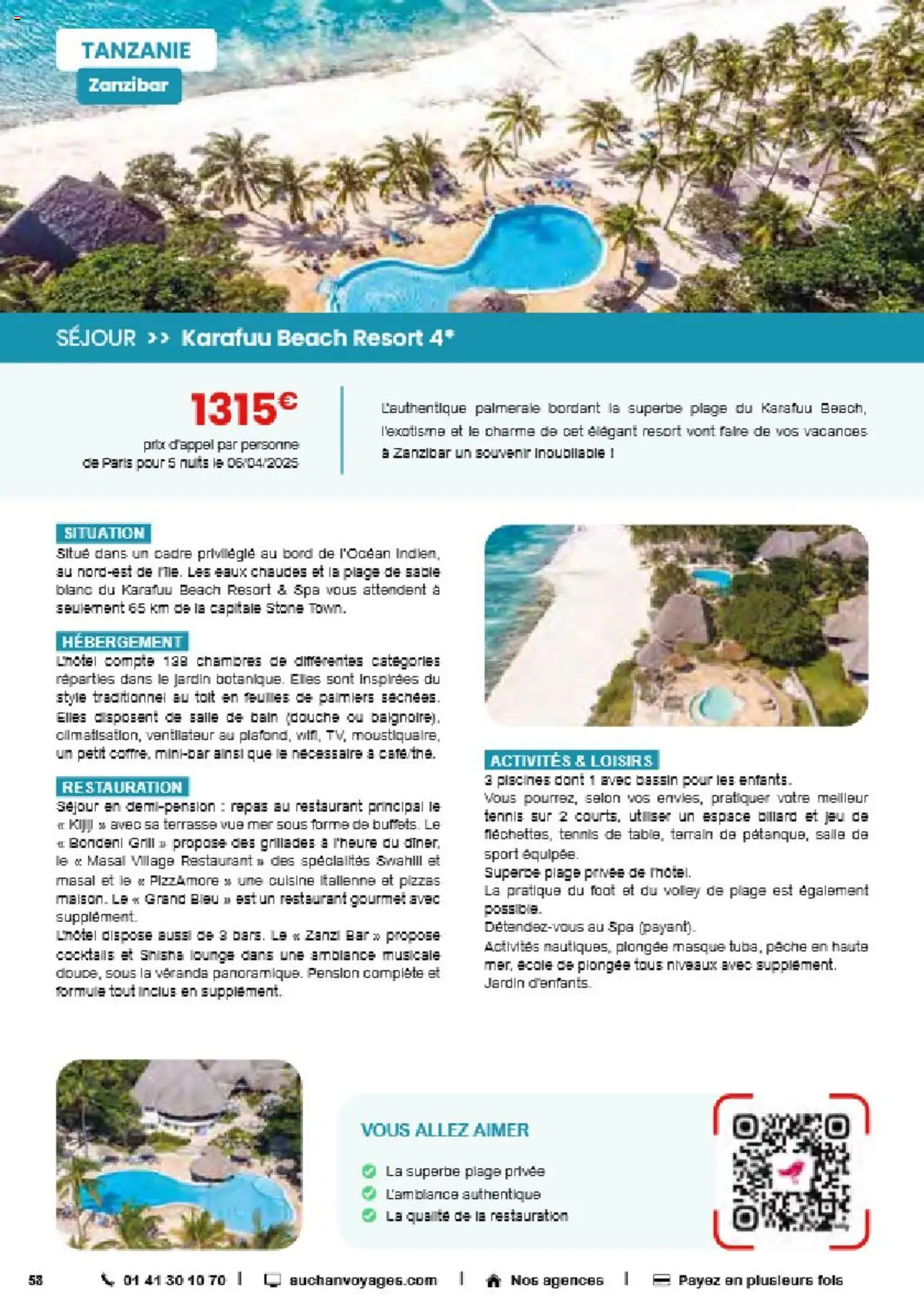 Auchan Voyages - page 58 - valable à partir du 19/03/2025