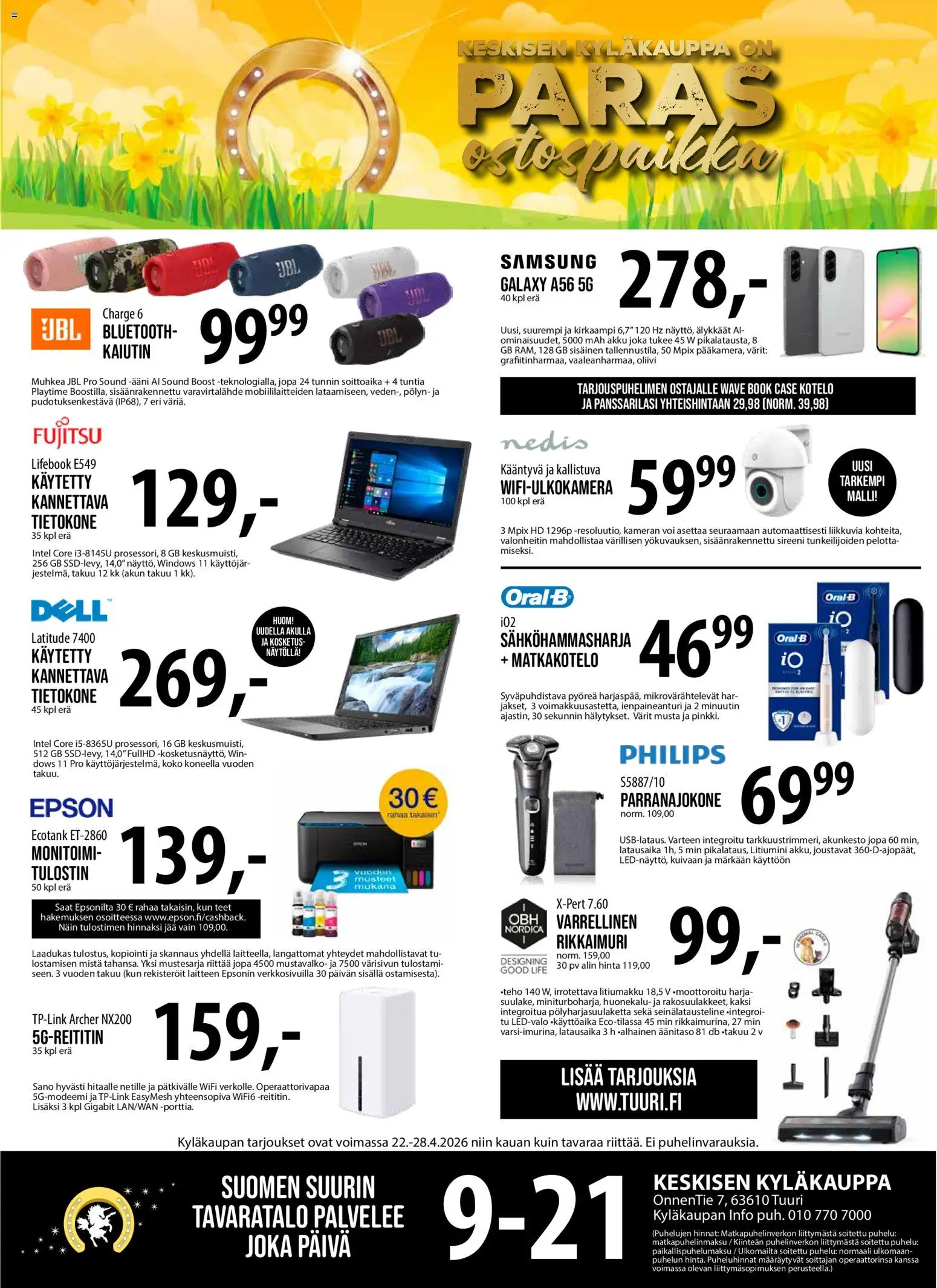Tuuri tarjoukset - sivu 1- voimassa alkaen 22/04/2026