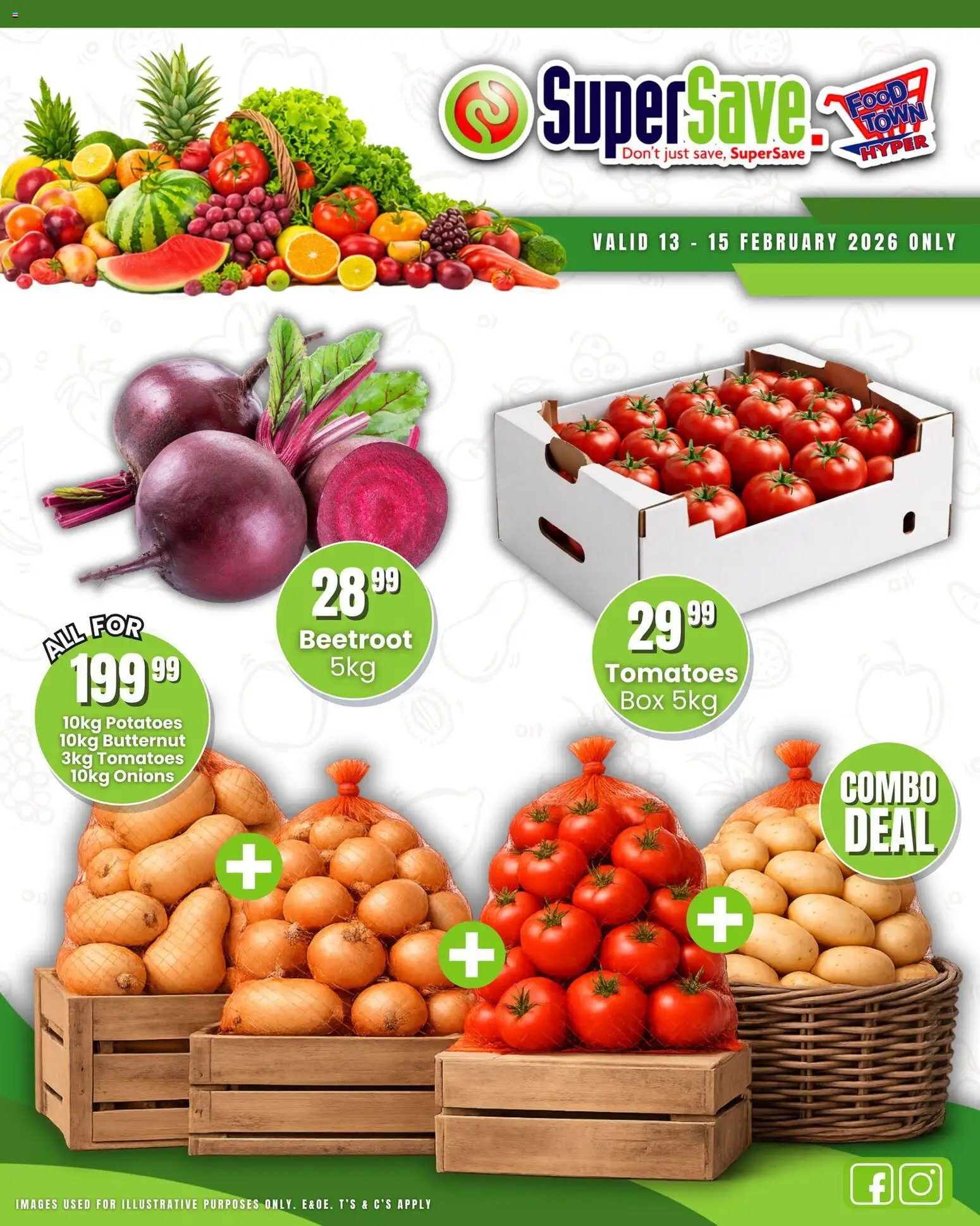 Super Save Produce Specials  - page 1- valid from 13/02/2026