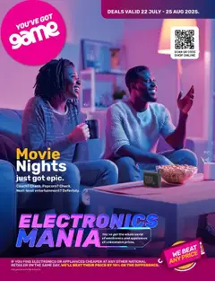 Preview Game - Electronics Mania valid from 22/07/2025