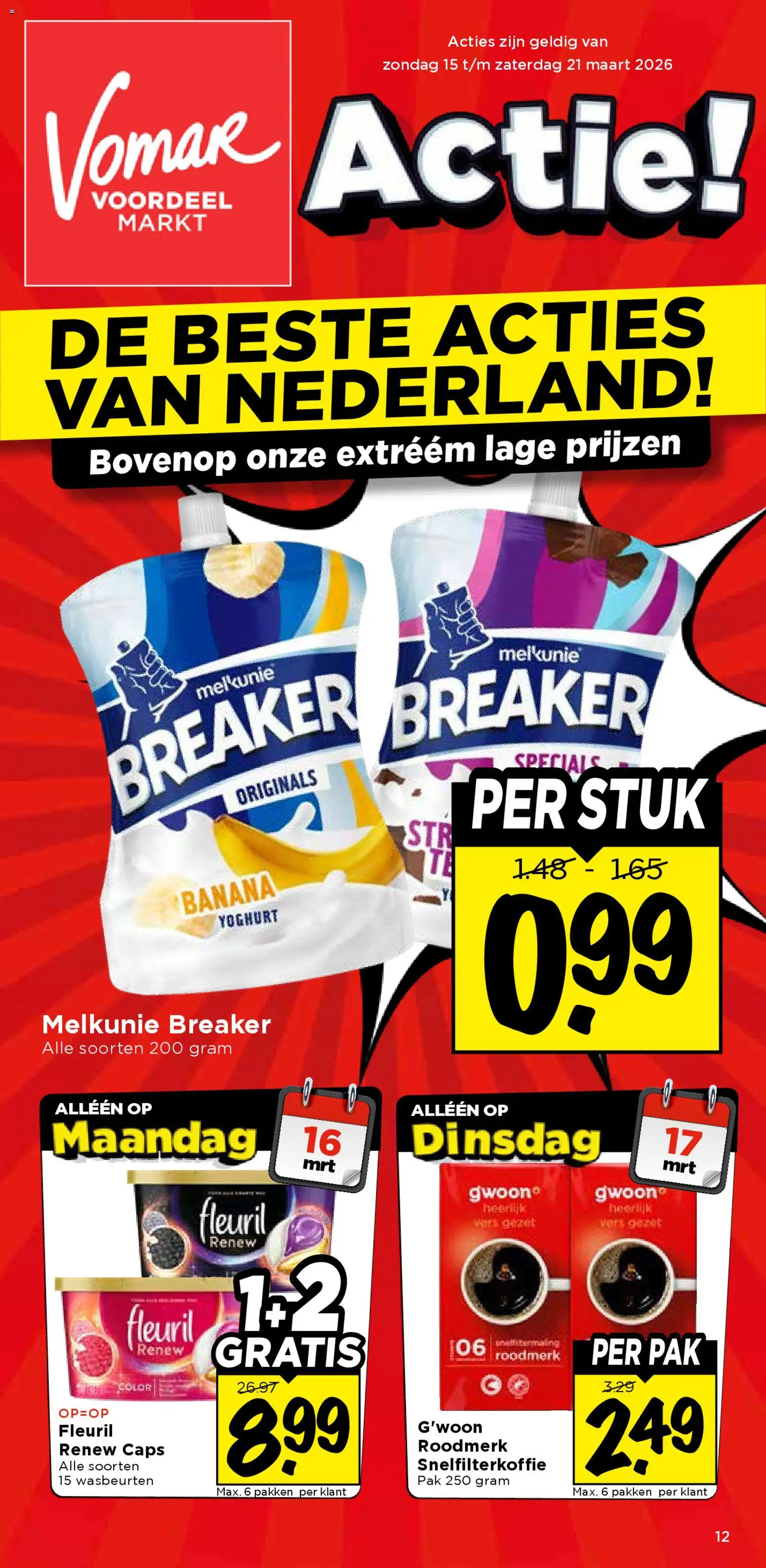 Vomar folder - pagina 1- geldig vanaf 15-03-2026