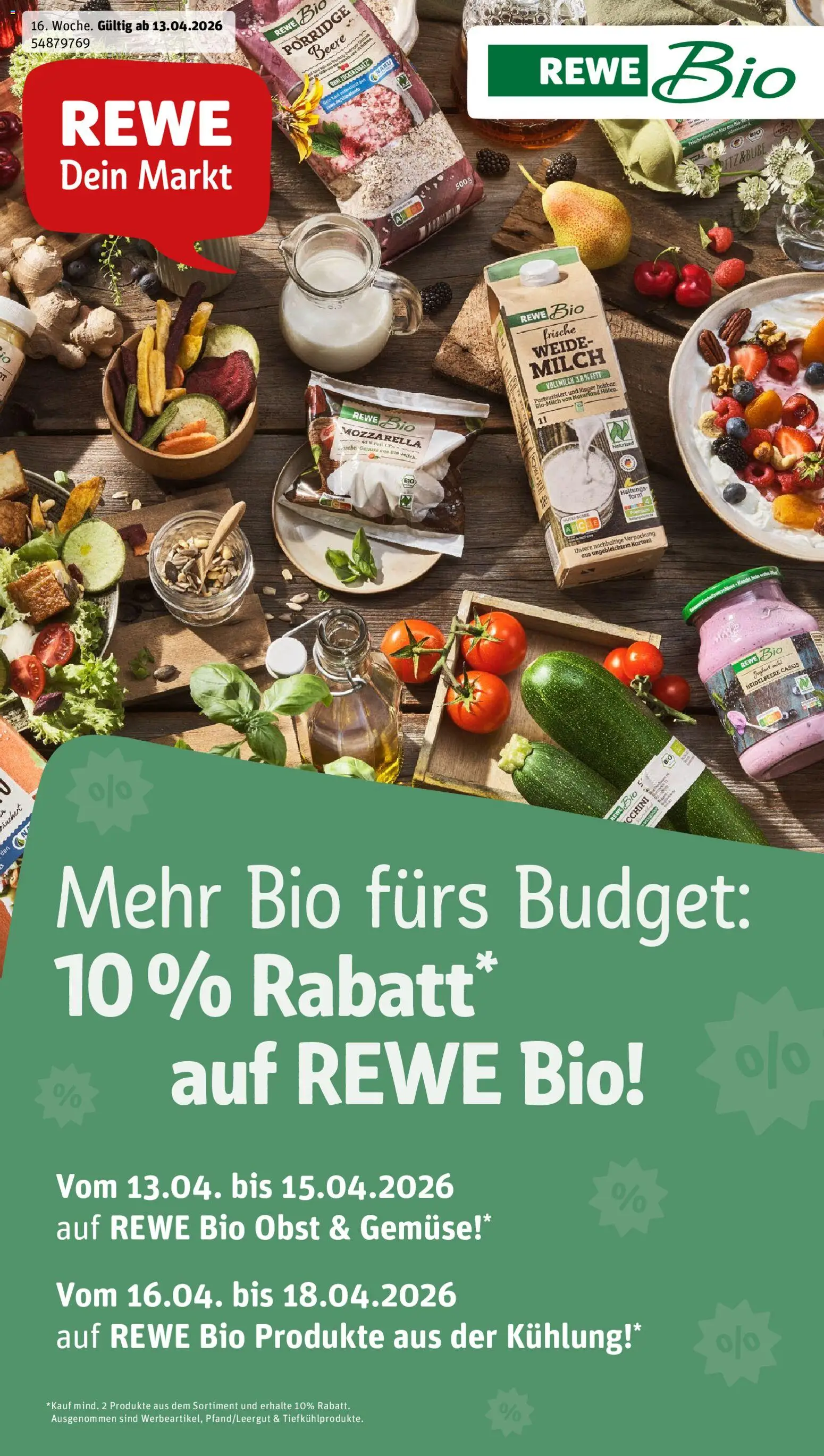 Rewe Prospekt 	 - Seite 1 - gültig ab 13.04.2026