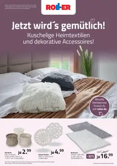 Vorschau Roller  Textilienmagazin 2025 gültig ab 05.10.2025