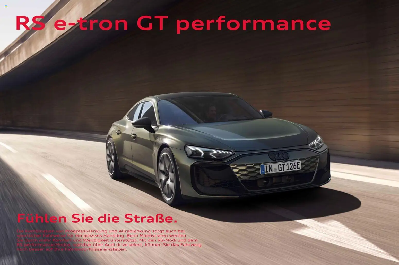 Audi  RS e-tron GT / RS e-tron GT performance - Seite 8 - gültig ab 28.10.2025