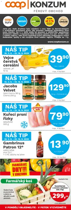 Náhled Konzum leták platný od 03.09.2025