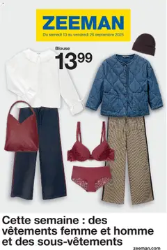 Aperçu Zeeman catalogue Automne valable à partir du 13/09/2025
