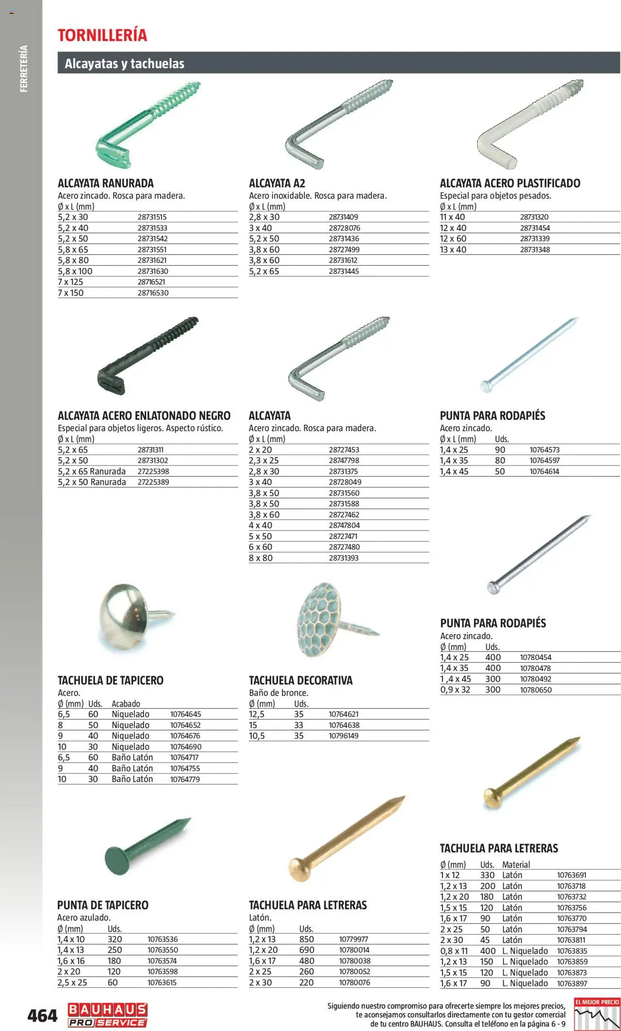 Bauhaus - ProService  - Página de 464 - Válido desde 24/02/2025